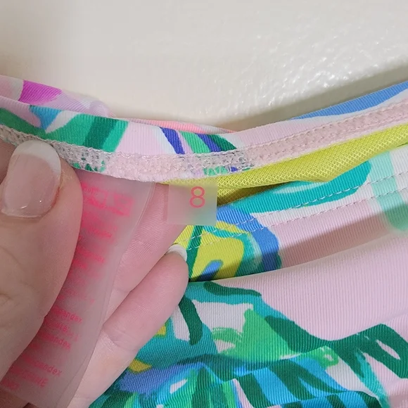 Lilly Pulitzer Purple Mermaid Bikini Swimsuit Bottoms Size 8 - Picture 4 of 7